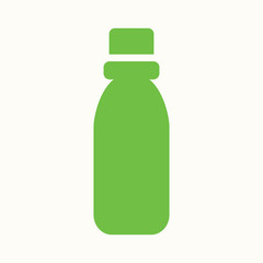 energy drink water bottle plastic icon