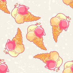 Ice-cream pattern