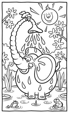 Fototapeta Kolorowanka