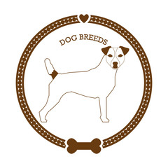 Dog breed sticker