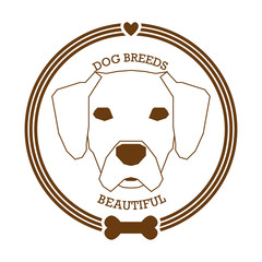 Dog breed sticker