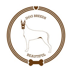 Dog breed sticker