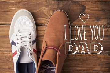 Composite image of fathers day greeting