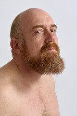 Obraz premium Portrait of red headed man