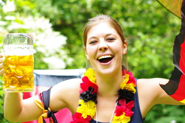 Deutschland-Fan, Frau