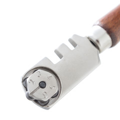 Glass cutter, knife tool isolated on white background