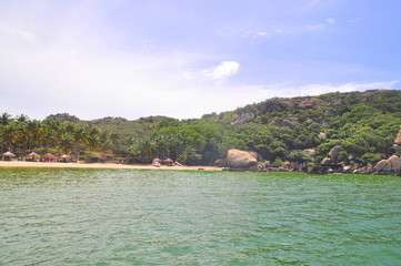 The sea and beautiful view at resort