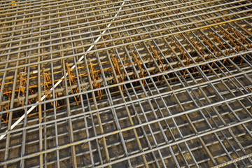 Urban construction buildings foundation