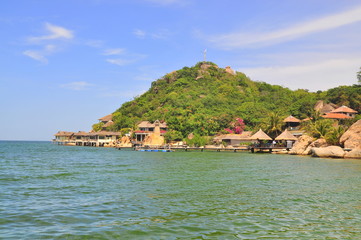 The sea and beautiful view at resort