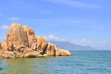 The sea and beautiful view at resort