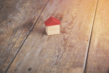 house on table