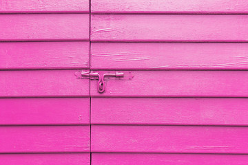 bolt the door on wall pink