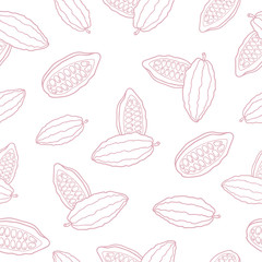 Vector pattern cacao