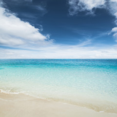 Sky and island beach