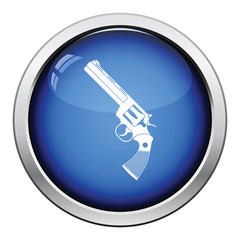 Revolver gun icon