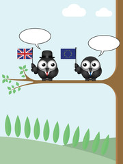 Blank talk UK exit negotiations with the European Union