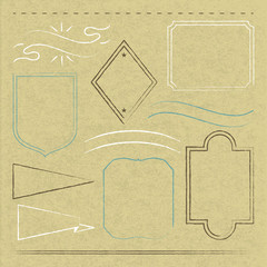 フレーム・クラフトペーパー