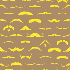 Composite image of mustaches background