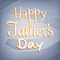 Composite image of happy fathers day