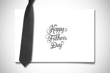 Composite image of fathers day greeting