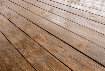 Floor on the terrace closeup