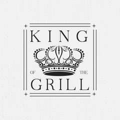 Obraz premium king of the grill