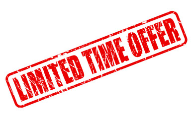 LIMITED TIME OFFER RED STAMP TEXT