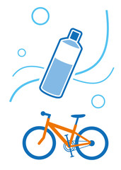 水分補給　サイクリング　MTB