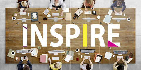Inspire Ideas Creative People Graphic Concept