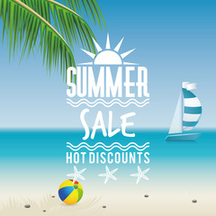 Summer Sale label