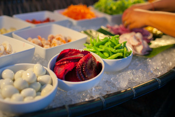 salad vegetables in bowl.