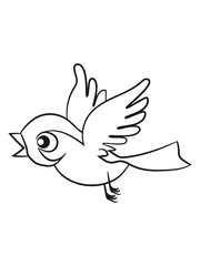 Bird flying sweet small cute