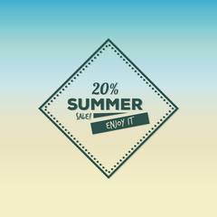 Summer Sale label