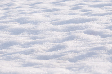 Clear snow background