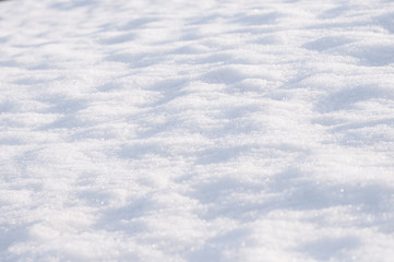 Clear snow background