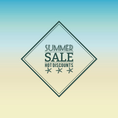 Summer Sale label