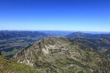 Fototapeta na wymiar Allgäuer Panorama