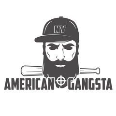 emblem hipster vector