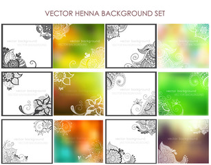 abstract vector pattern of a tattoo henna