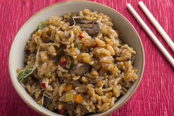 Rice with beef