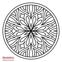 Ethnic Medallion-Mandala.