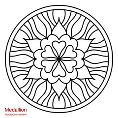 Ethnic Medallion-Mandala.