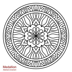 Ethnic Medallion-Mandala.