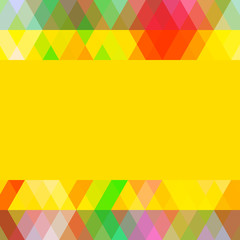 Colorful vintage Abstract pattern with colored rhombus. Geometric background, template for your design. Vector