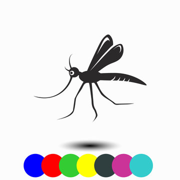 Mosquitoe icon. 
