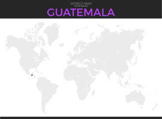 Republic of Guatemala Location Map