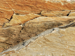 surface of the marble with brown tint