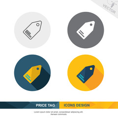 PRICE TAG icon vector design