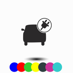 Fototapeta premium Electric icon. 