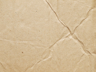 crumpled brown paper texture